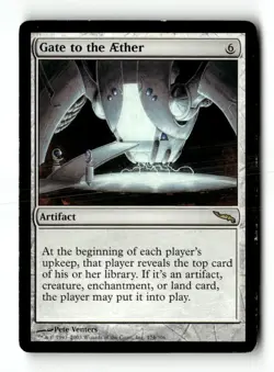MTG Gate to the Aether - Mirrodin Heavily Played English - Image 1