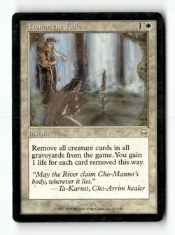 MTG Honor the Fallen - Mecradian Masques Heavily Played English - Image 1
