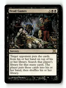 MTG Head Games - 10'th Edition Heavily Played English - Image 1