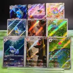 Pokemon TCG Chinese Charizard Venusaur Blastoise lots of 9 - Image 1