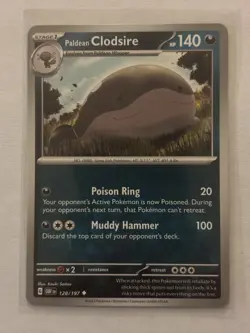 4x Paldean Clodsire - 128/197 - Uncommon NM-Mint Pokemon SV03 - Obsidian Flames - Image 1