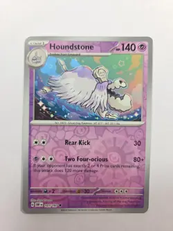 Houndstone 101/197 Obsidian Flames OBF Reverse Holo Uncommon Near Mint Pokemon - Image 1