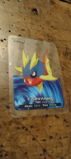 Carvanha 078 Pokemon Lamincards Edibas - ESP - GOOD - Image 1