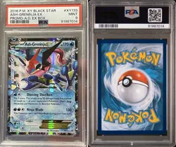 2016 POKEMON ASH-GRENINJA EX #XY133 BLACK STAR PROMO PSA 9 - Image 3
