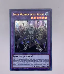 YUGIOH FOSSIL WARRIOR SKULL KNIGHT ULTRA RARE GFP2-EN129 1ST EDITION - Image 1