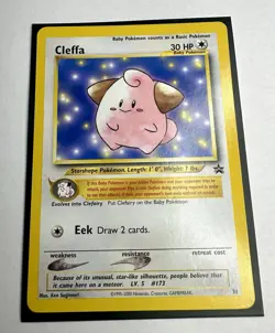 Cleffa WOTC Black Star Promo #31 - Pokemon League 2001 TCG - Image 2