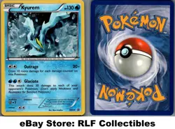2012 Pokemon, Black & White Promos, #BW44 Kyurem, Holo Black Star Promo - Image 1