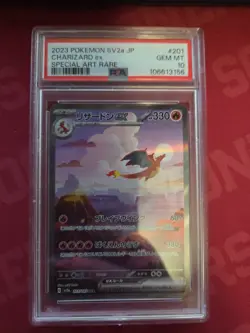 2023 Pokemon SV2a JP Charizard EX Special Art Rare PSA 10 GEM-MT #201 - Image 1