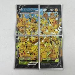 Pikachu V union SWSH139 SWSH140 SWSH141 SWSH142 Pokemon NM Pack Fresh - Image 1