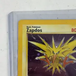 Zapdos 15/62 Pokemon Card Fossil Holo WOTC 1999 LP Rare - Image 3