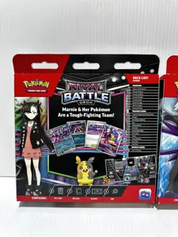 Sealed Set Of 2 Pokemon TCG Rival Battle Deck MARNIE And STEVEN Destined Rivals - Image 5
