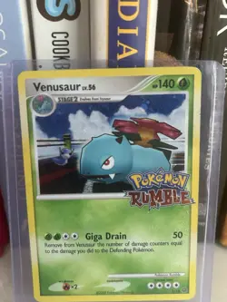 Rumble Venusaur 1/16 MP/LP Holo Foil Promo Pokemon Card Moderately Played - Image 1
