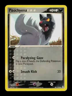Pokemon TCG - Holon Phantoms - Poochyena 80/110 EXC BUY 2 CARDS GET 1 FREE!! - Image 1