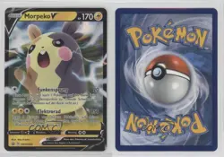 Morpeko V German Pokemon Sword & Shield Black Star Promo #SWSH056 15fy - Image 3