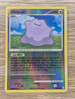 2008 Ditto 27/146 Rare Legends Awakened Reverse Holo Pokemon Card LP - Image 1