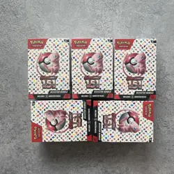 Pokemon TCG Scarlet & Violet 151 Booster Bundle X5 total - Image 1