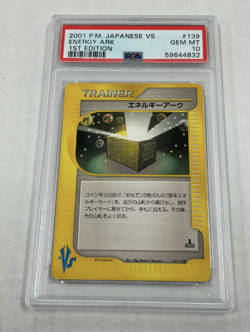 2001 Pokemon Japanese VS Energy Ark 1st #139/141 PSA 10 - Image 1