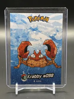 Krabby #98 - Cracked Ice Holo - Crystal Collection 2024 - Pokemon Card - Image 1