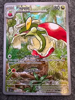 Pokemon Card Flapple 210/191 Illustration Rare Surging Sparks Near Mint - Image 1