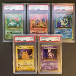 PSA 10 Charizard Blastoise Venusaur Pikachu Mewtwo Classic Pokemon Card Japanese - Image 1