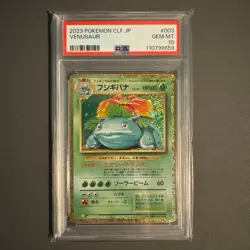 PSA 10 Charizard Blastoise Venusaur Pikachu Mewtwo Classic Pokemon Card Japanese - Image 2