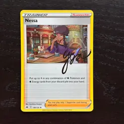 Nessa 136/159 Pokemon Crown Zenith Sword & Shield Holo Rare Card NM - Image 1