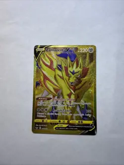 Pokemon TCG Zamazenta v Sword & Shield Base Set Holo Card 212/202 - Image 1