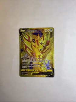 Pokemon TCG Zamazenta v Sword & Shield Base Set Holo Card 212/202 - Image 3