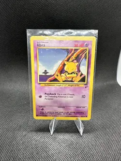 Pokemon Abra Card 65/130 Base Set 2 - Image 1