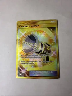 Counter Catcher 120/111 GOLD - Pokemon TCG SM Crimson Invasion Secret Rare Card - Image 1