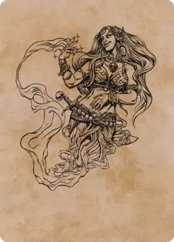 🧙Djinni Windseer 74/81 Art Series AFR D&D Forgotten Realms MTG - Image 1