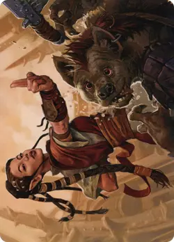 🧙Half-Elf Monk 28/81 Art Series AFR D&D Forgotten Realms MTG - Image 1