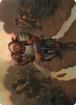 🧙Hobgoblin Bandit Lord 30/81 Art Series AFR D&D Forgotten Realms MTG - Image 1