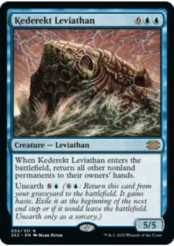 Kederekt Leviathan - Double Masters 2022 Rare Creature Leviathan Magic Mtg - Image 1