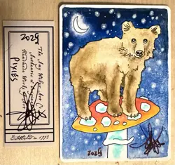 MTG ARTIST PROOF MTG WB Argothian Pixies AP Sketch Art Amy WEBER - Image 1