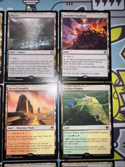 MTG *Rare Land Lot Of 9 Duel Land Magic the Gathering Commander TCG Land Lot X9 - Image 4