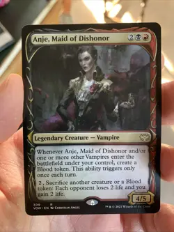 mtg magic Anje, Maid of Dishonor showcase ENGLISH anje demoiselle de deshonneur - Image 1