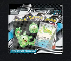 Pokemon TCG: SV Black Bolt - Tech Sticker Set - New & Sealed | 3x Booster Packs - Image 1