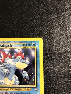 B6 Pokemon TCG Neo Genesis Unlimited French Aligatueur Feraligatr 4/111 Holo MP - Image 3