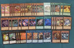 YUGIOH! Fire King Snake Eye deck core! Ulcanix Garunix Ash Diabellstar Poplar - Image 1