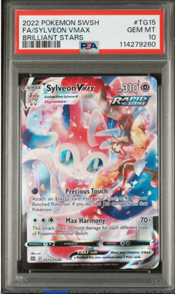 SYLVEON VMAX TG15/TG30 Brilliant Stars 2022 Full Art Pokemon Card - PSA 10 - Image 1