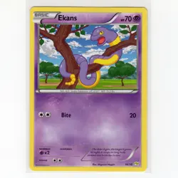 Pokemon TCG Ekans 16/30 XY Trainer Kit Noivern Regular Card EN-LP 2014 - Image 1