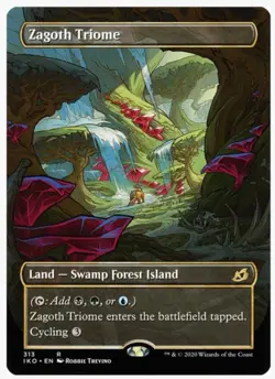 Zagoth Triome - Showcase - Ikoria Magic Mtg - Image 1