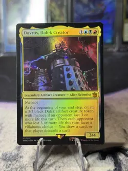 Davros, Dalek Creator Foil 0001 NM Mythic Universes Beyond: Doctor Who MTG - Image 1