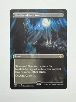 MTG - Shattered Sanctum - VOW Crimson Vow Borderless Base 283 Rare - Image 1