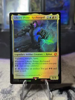 Liberty Prime, Recharged Foil 005 Universes Beyond: Fallout MTG - Image 1