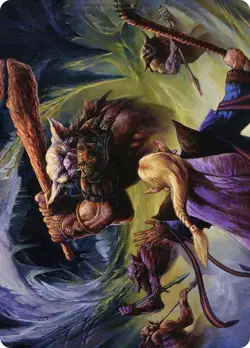 🧙Den Of The Bugbear 34/81 Art Series AFR D&D Adventures In Forgotten Realms MTG - Image 1