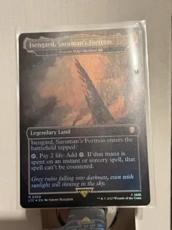 MTG: Lord of the Rings - Isengard, Saruman's Fortress (Boseiju) - FOIL 0359 NM - Image 1