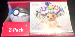 2 POKEMON PRISMATIC EVOLUTIONS ETB ELITE TRAINER BOX POKEBALL SAM'S CLUB BUNDLE - Image 2