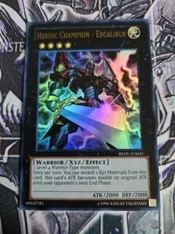 Heroic Champion - Excalibur REDU-EN041 Ultra Rare Unlimited Edition NM Yugioh - Image 1